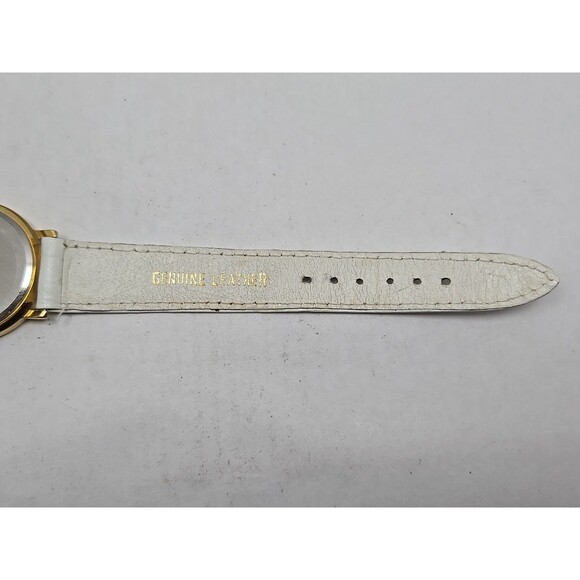 Womens Vintage Becora Gold Tone Watch Floating Rhinestones Crystals New Battery - Picture 10 of 11